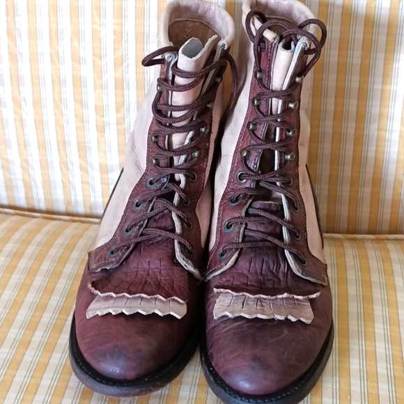BOHO,  VINTAGE "BOULET" LEATHER CANADIAN BOOTS!! - Picture 17 of 17